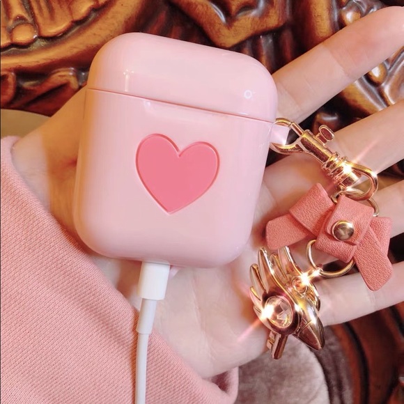 loves_cases Accessories - cute heart airpods protective cases